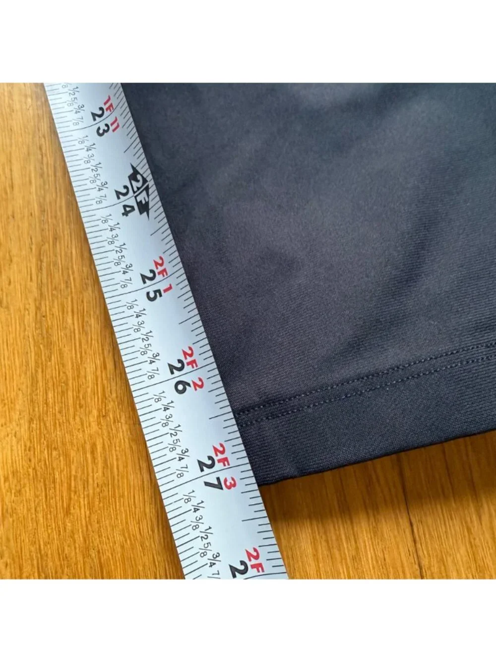 Lululemon Size 28 Navy Blue 100% Polyester 5-Pocket Mid-Rise Straight Leg Pants